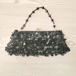 Sequin evening bag